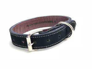 Suede Dog Collar Black DC113
