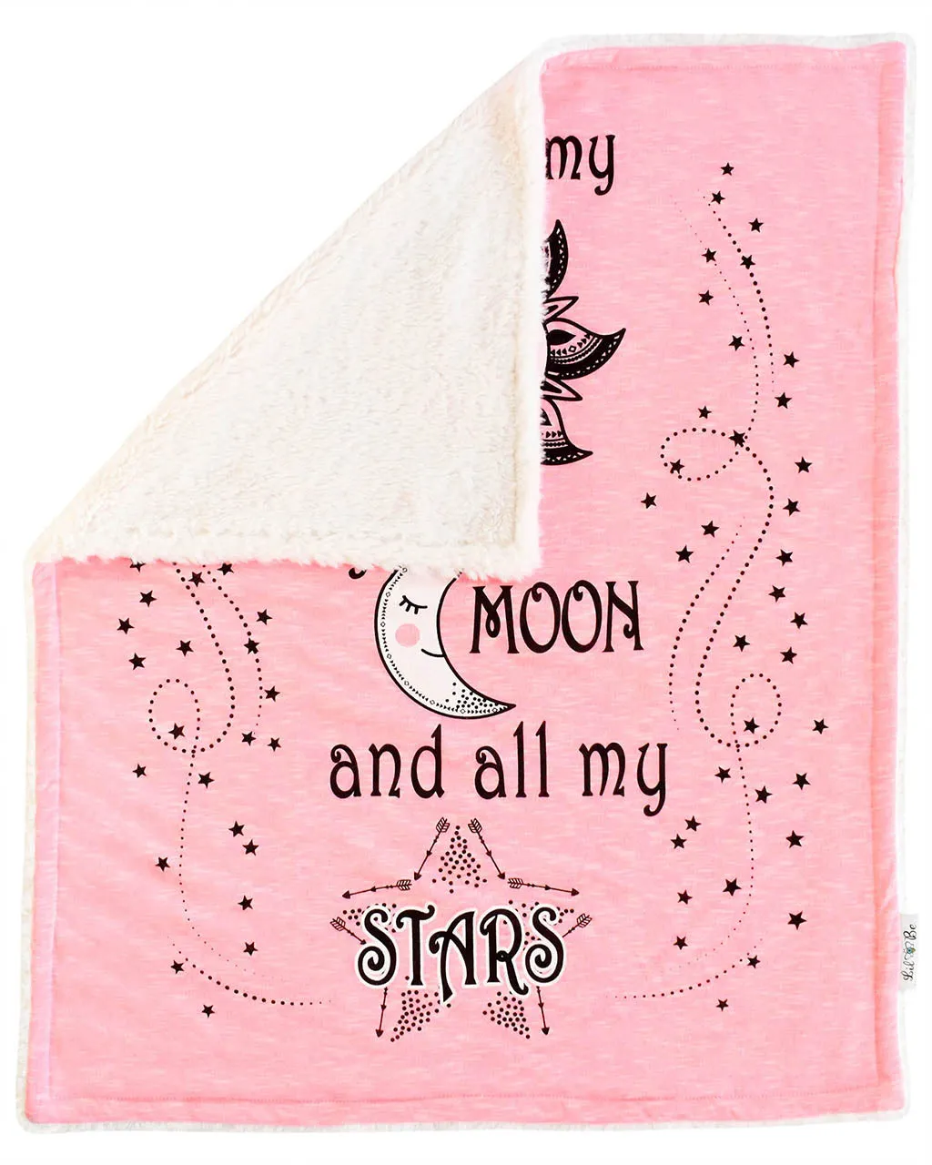 Sun Moon Stars Cozy Baby Blanket