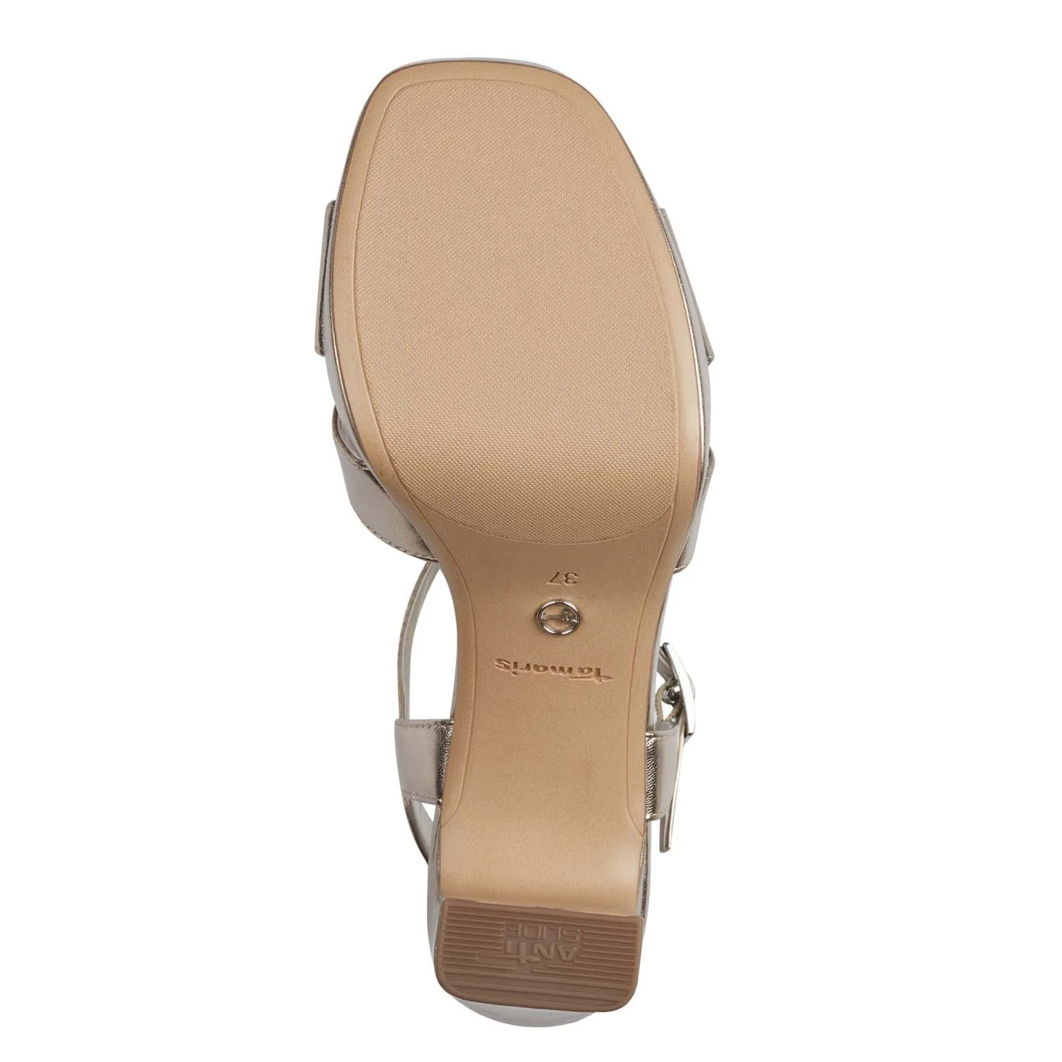 Tamaris High Platform Sandal Light Gold