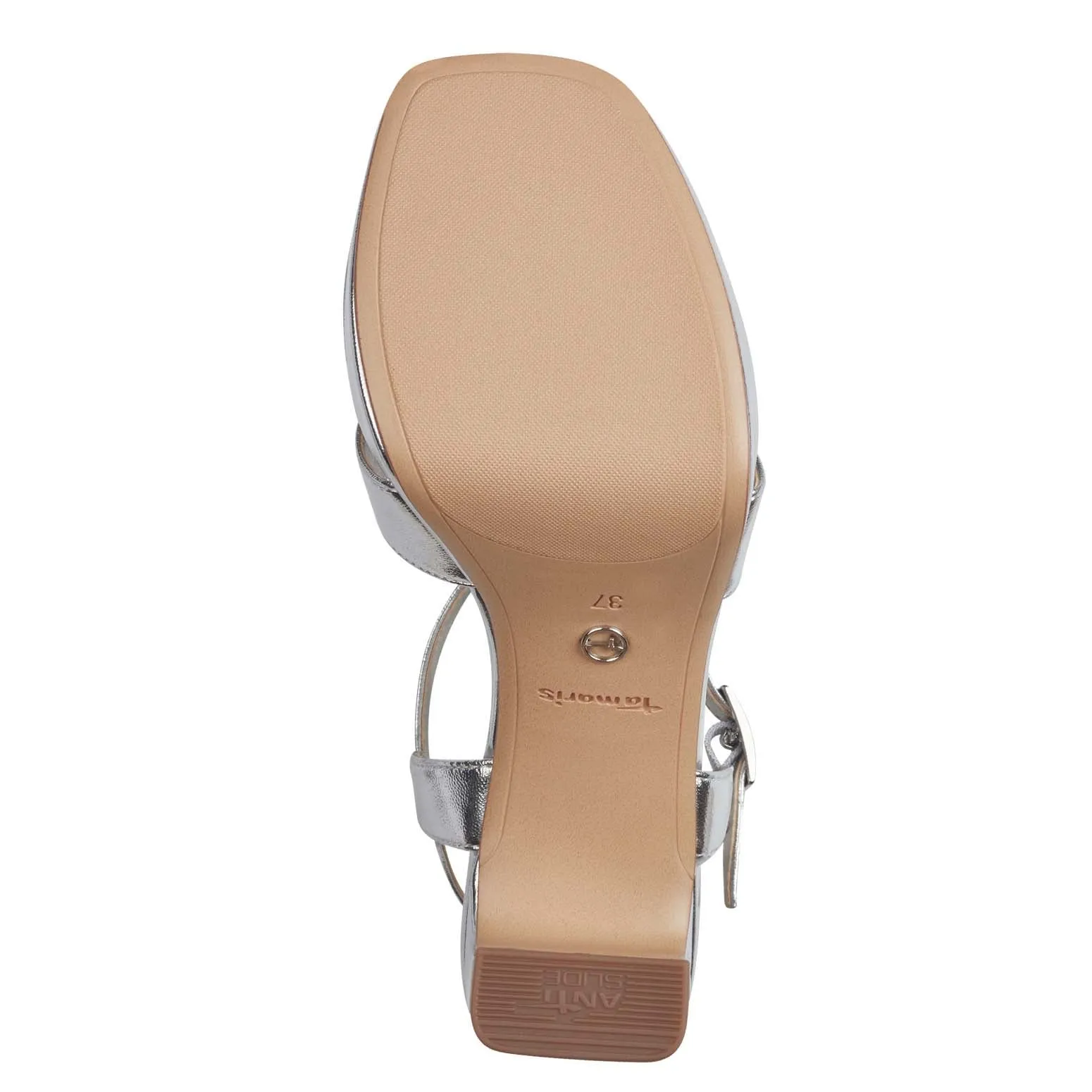 Tamaris High Platform Sandal Silver