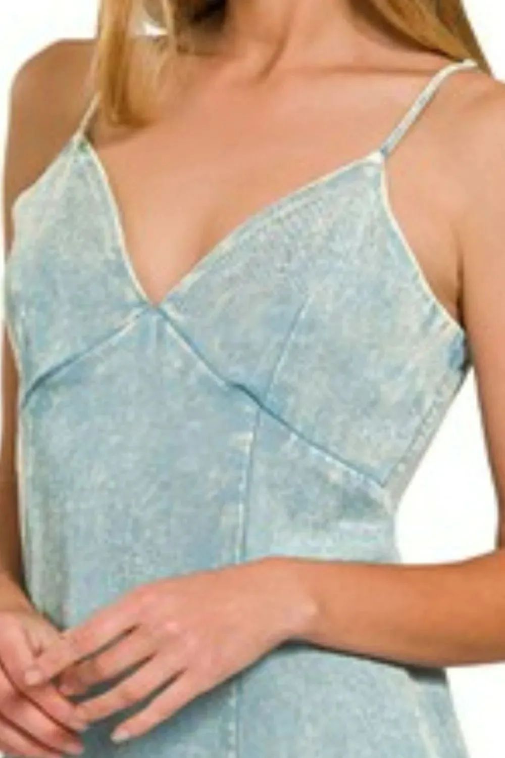 Tencel Mineral Washed Maxi Dress