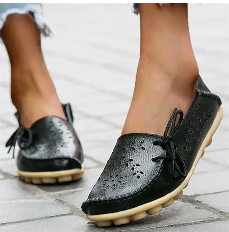 The Lioras – Hand-Cut Leather Loafers