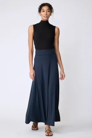 Thea Knit Kick Skirt - Navy