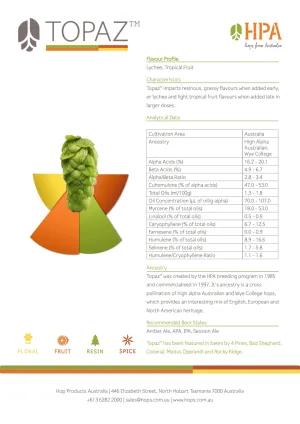 Topaz Hops