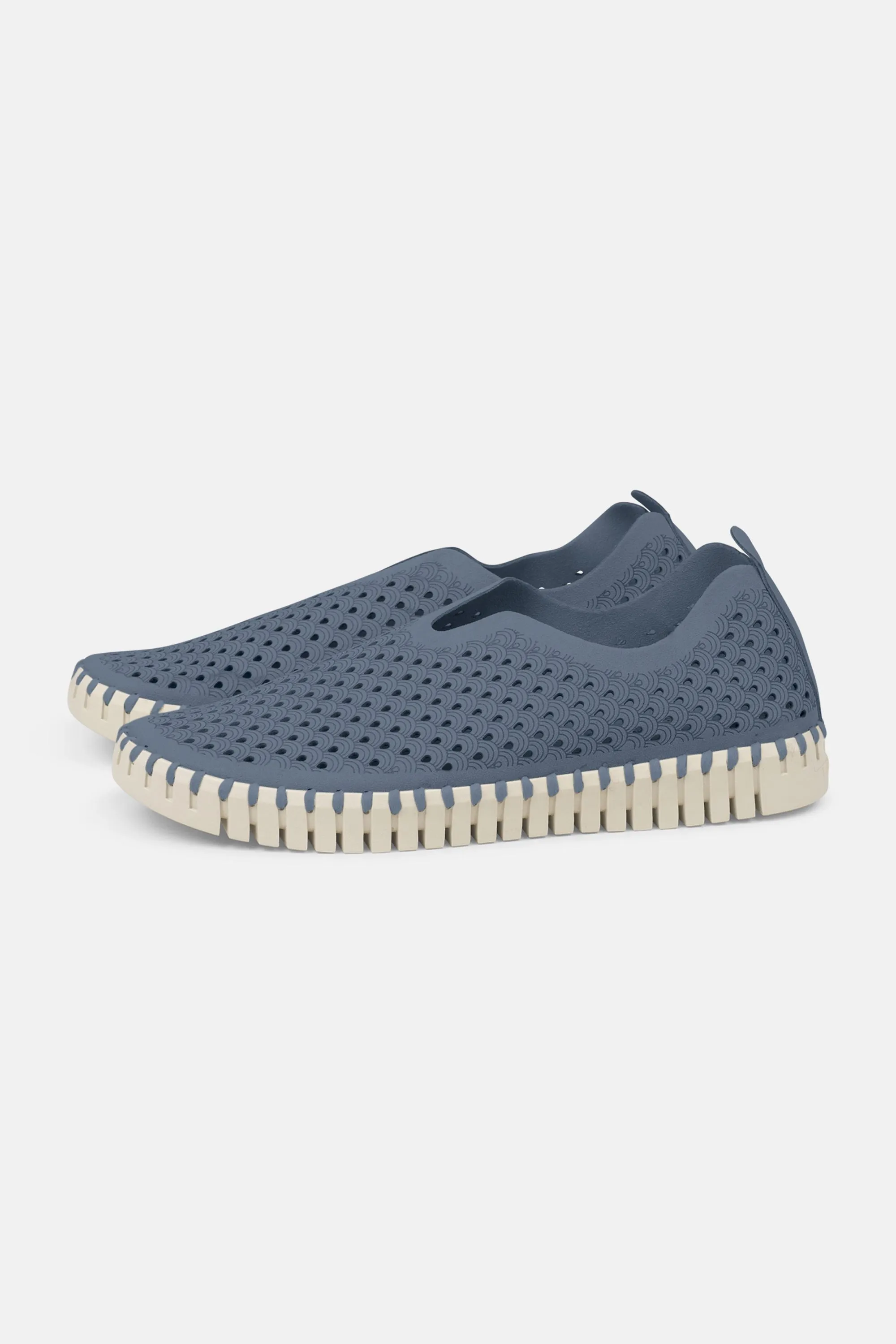 Tulip Slipper - Grey Blue