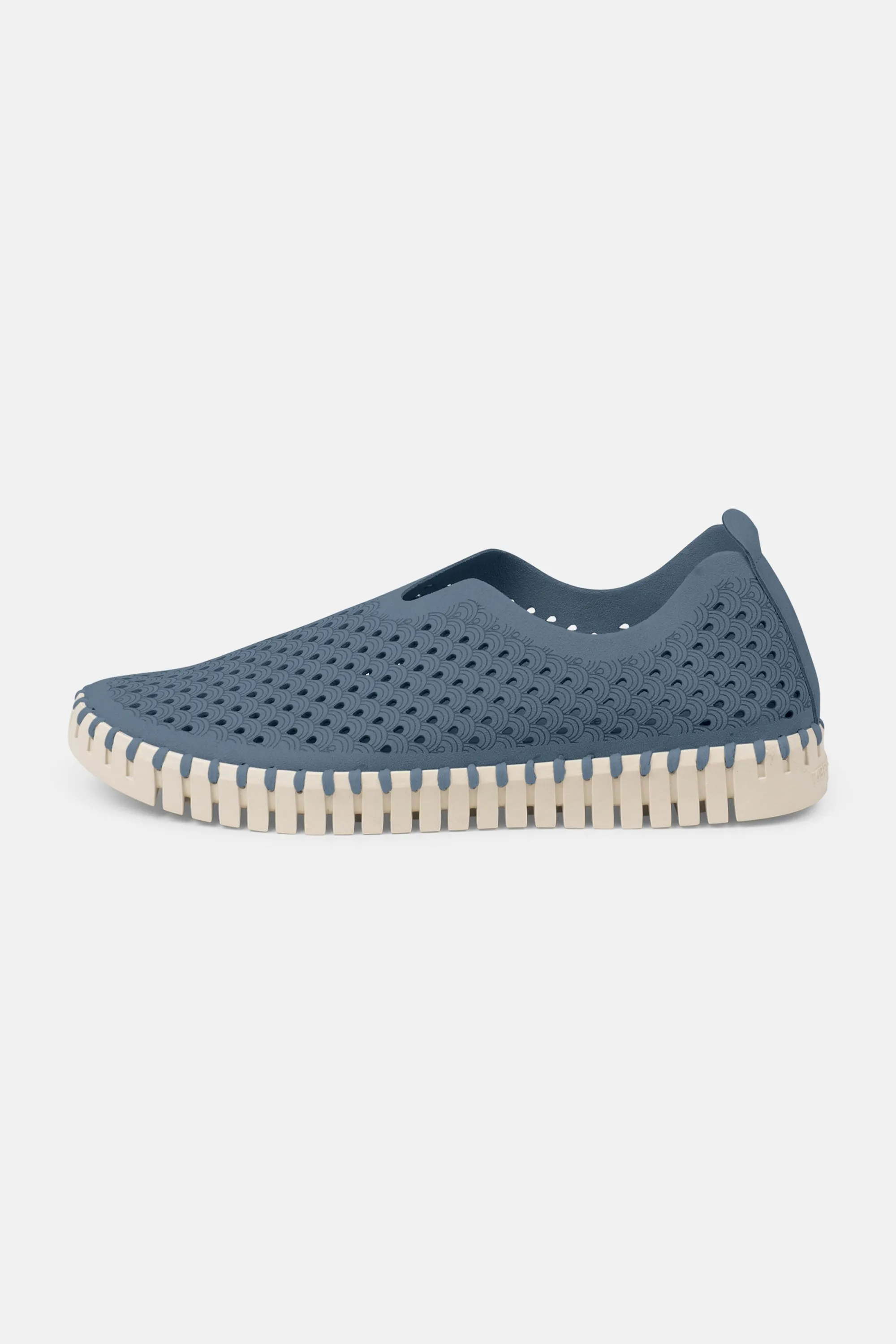 Tulip Slipper - Grey Blue