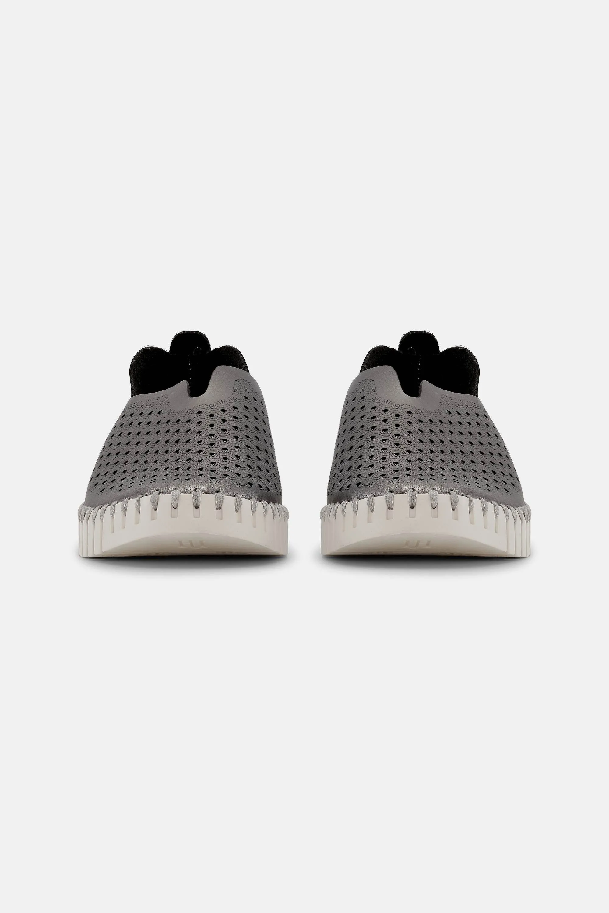 Tulip Slipper Metallic - Gun Metal