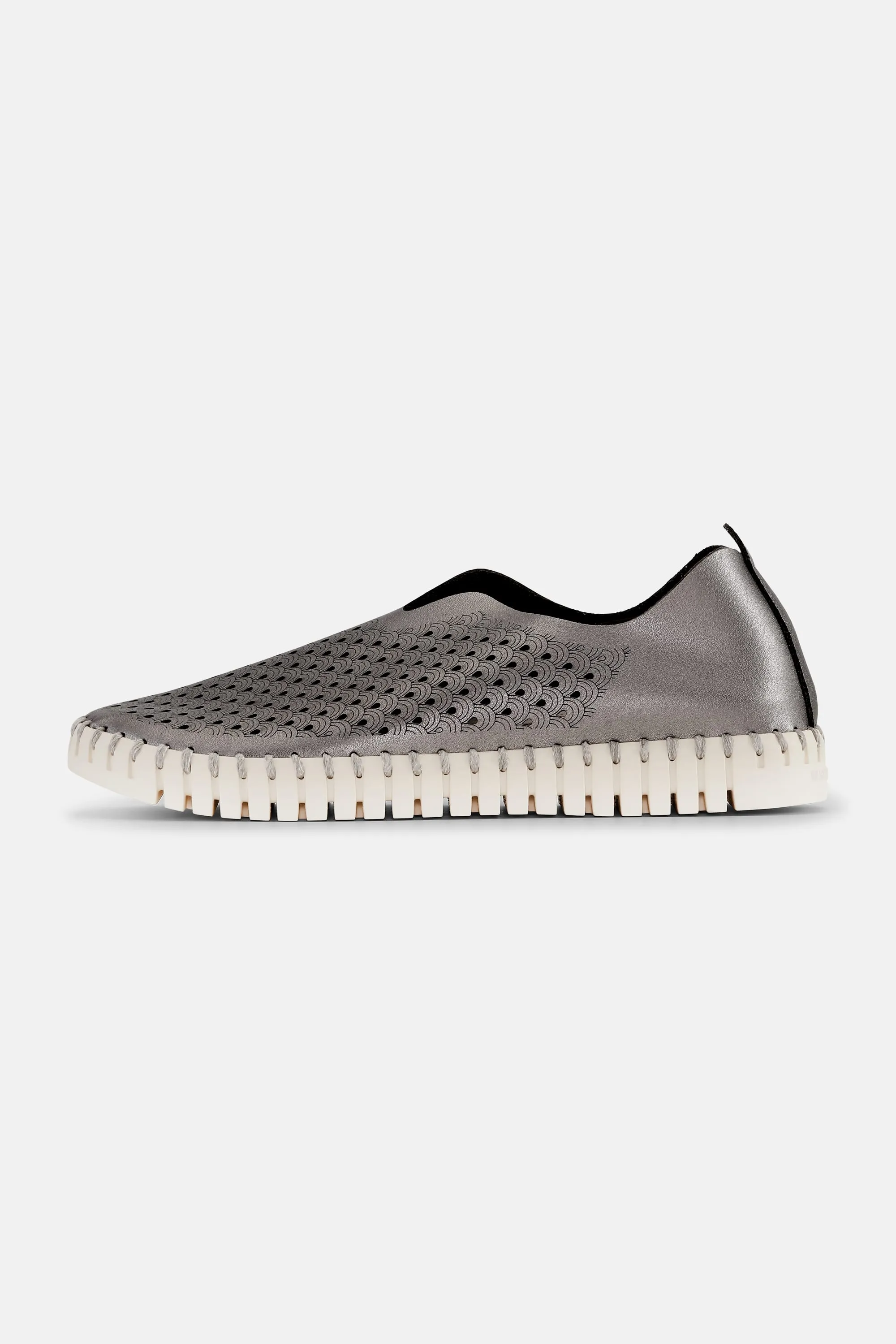 Tulip Slipper Metallic - Gun Metal