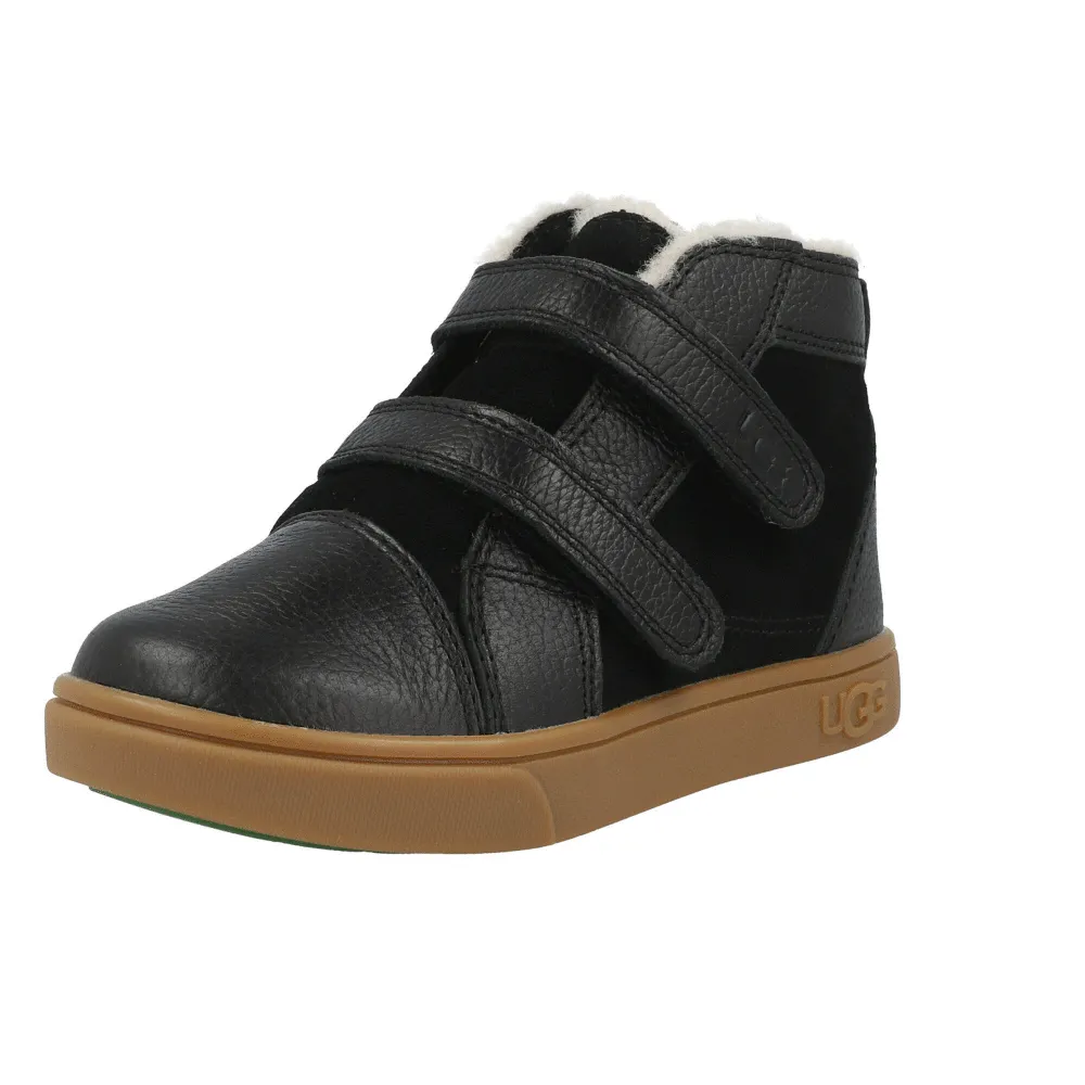 UGG Rennon II Black Kids High-Top Sneakers