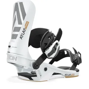 Union Atlas Pro Snowboard Binding Metallic White 2025