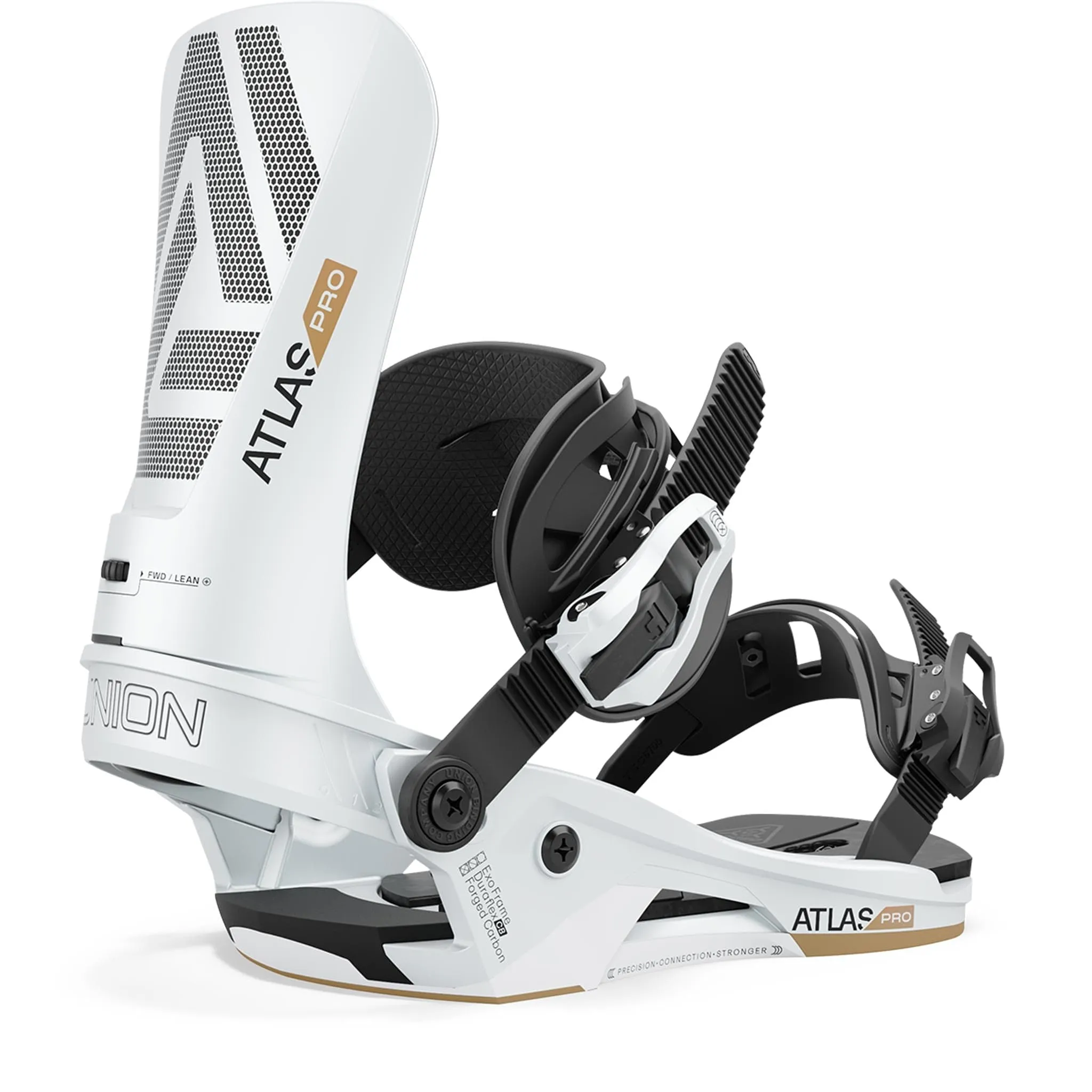 Union Atlas Pro Snowboard Binding Metallic White 2025