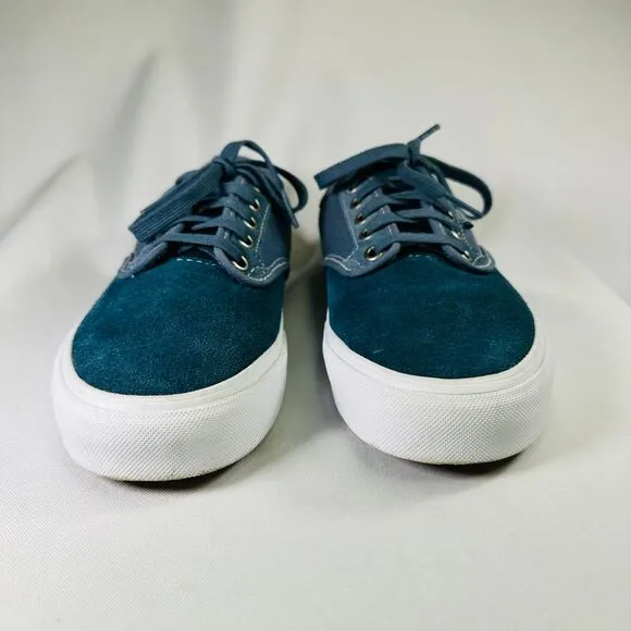 VANS Blue Suede Mens 6.5 Womens 8.5 Skateboard Shoe Pro