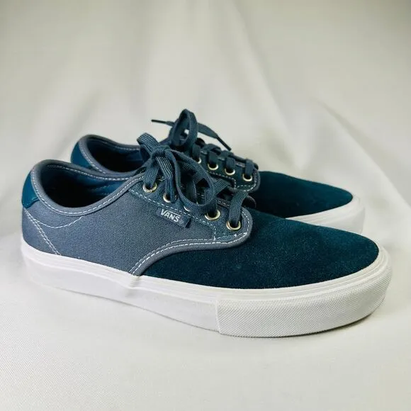 VANS Blue Suede Mens 6.5 Womens 8.5 Skateboard Shoe Pro