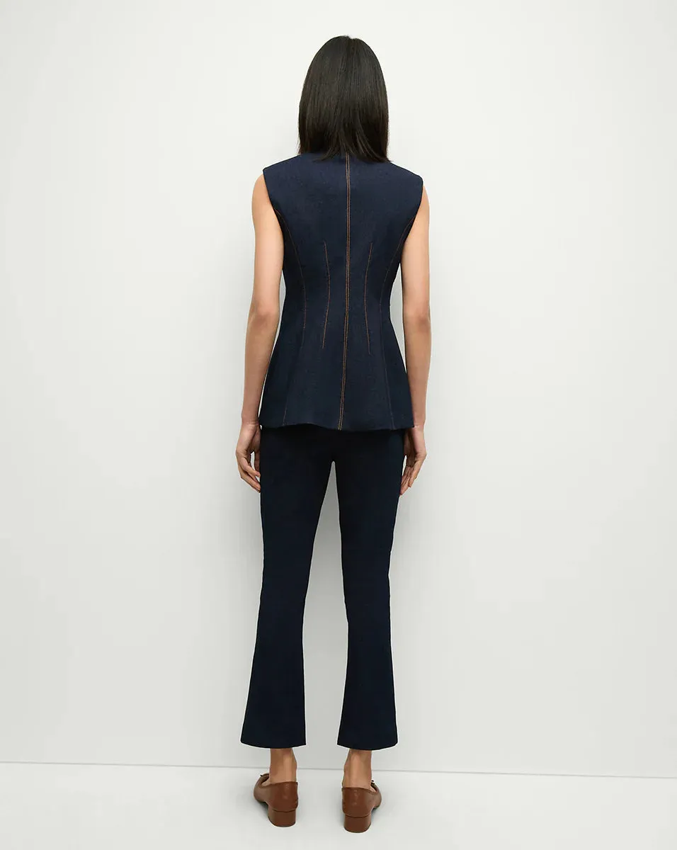 VERONICA BEARD Tani Cropped Denim Pant