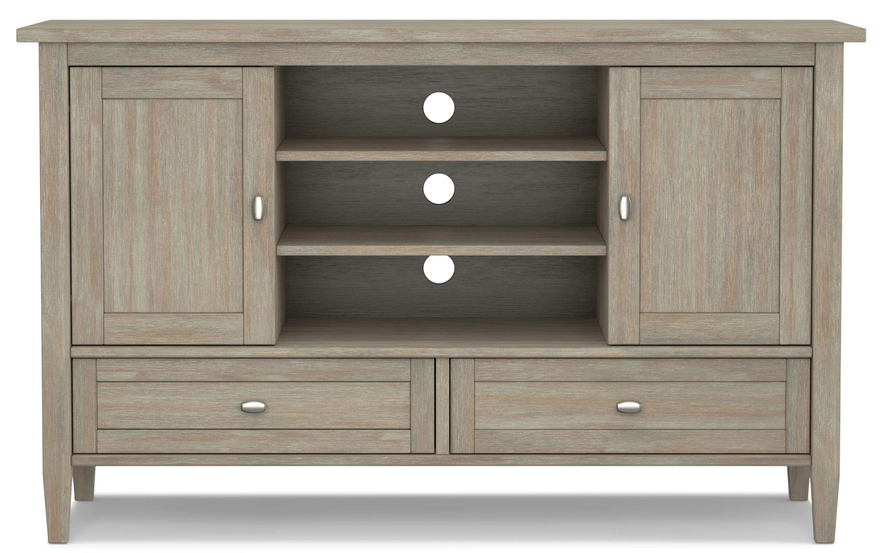 Warm Shaker TV Media Stand