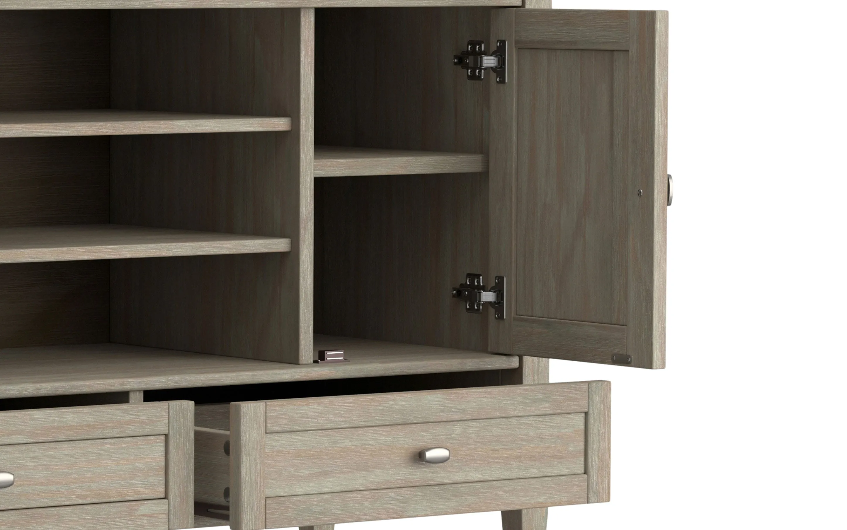 Warm Shaker TV Media Stand