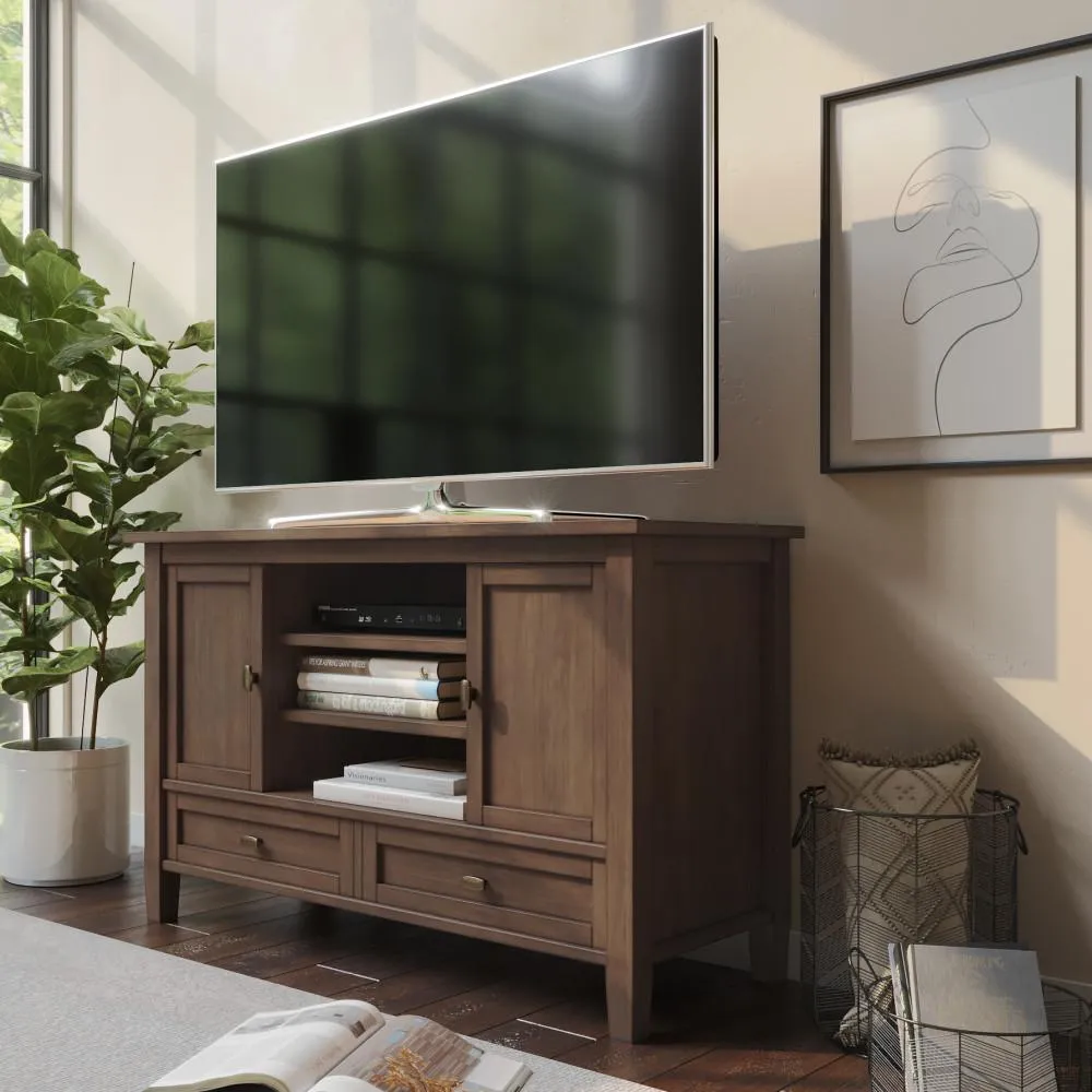 Warm Shaker TV Media Stand