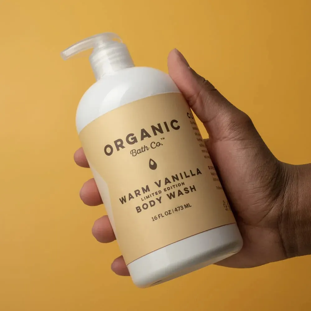 Warm Vanilla Organic Body Wash