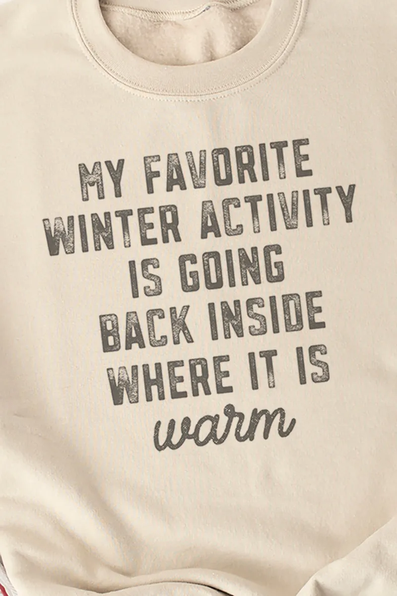 Warm Winter Activity Unisex NuBlend Crew Sweatshirt