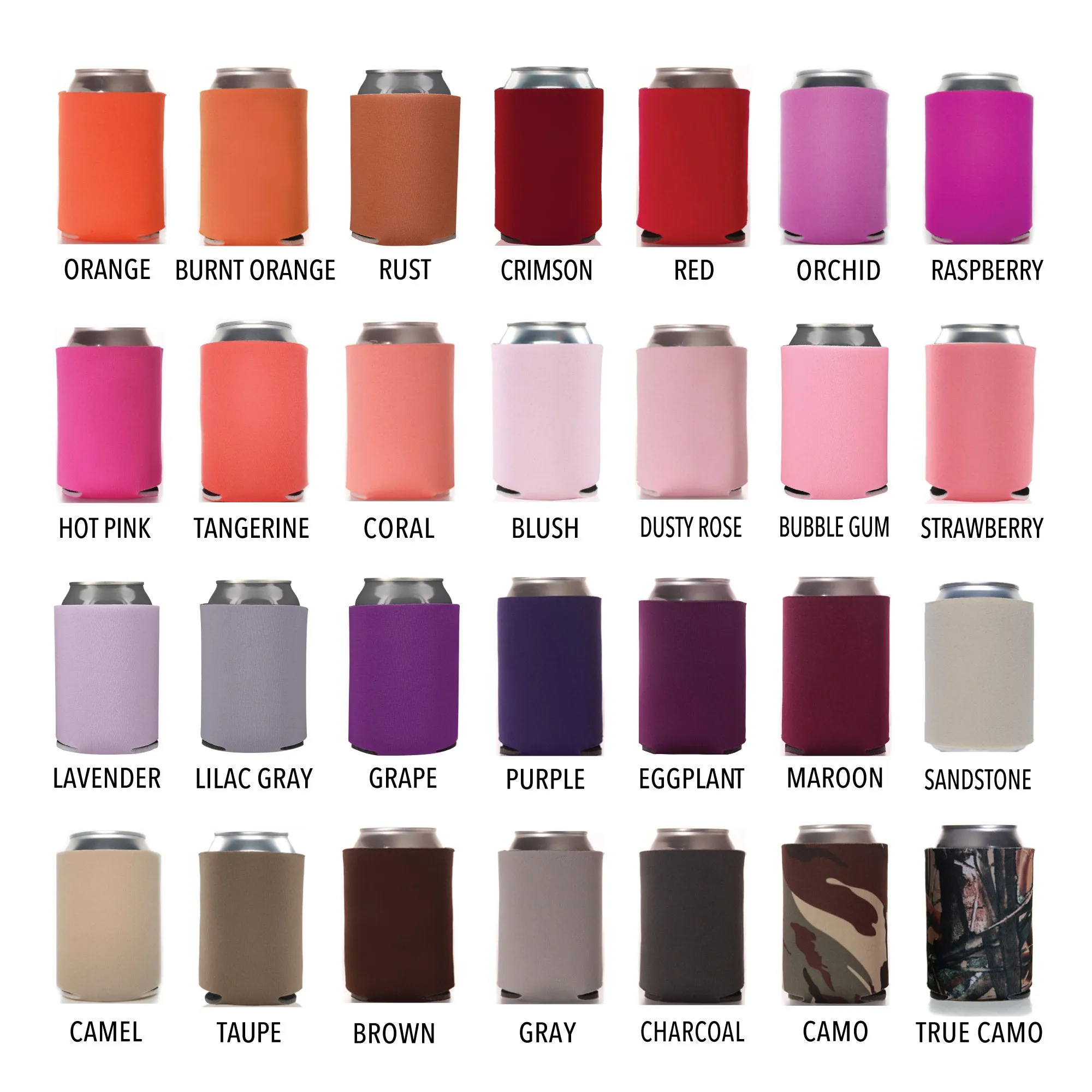 Wedding Can Cooler #26FR - Full Color