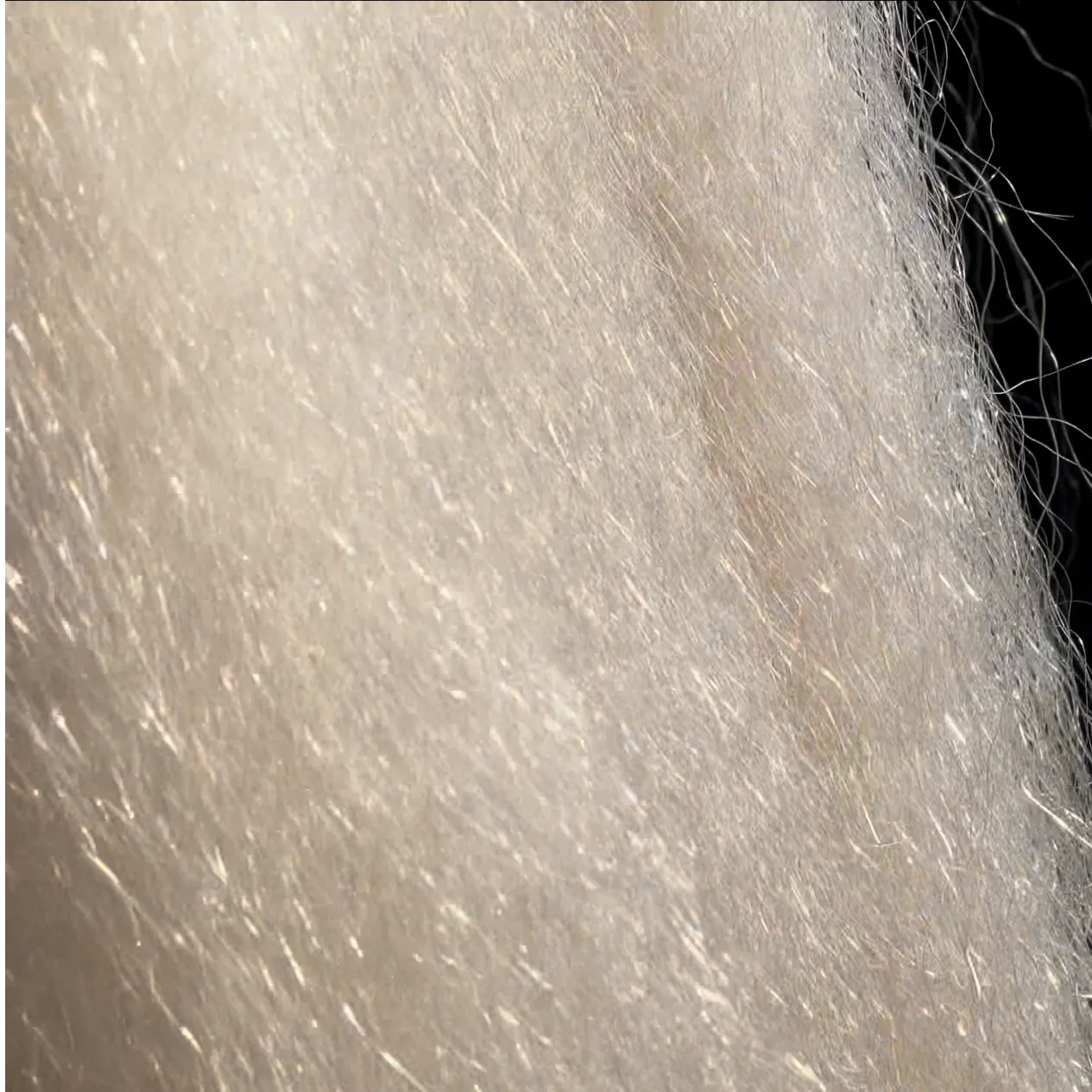 White Blonde Afro-Straight