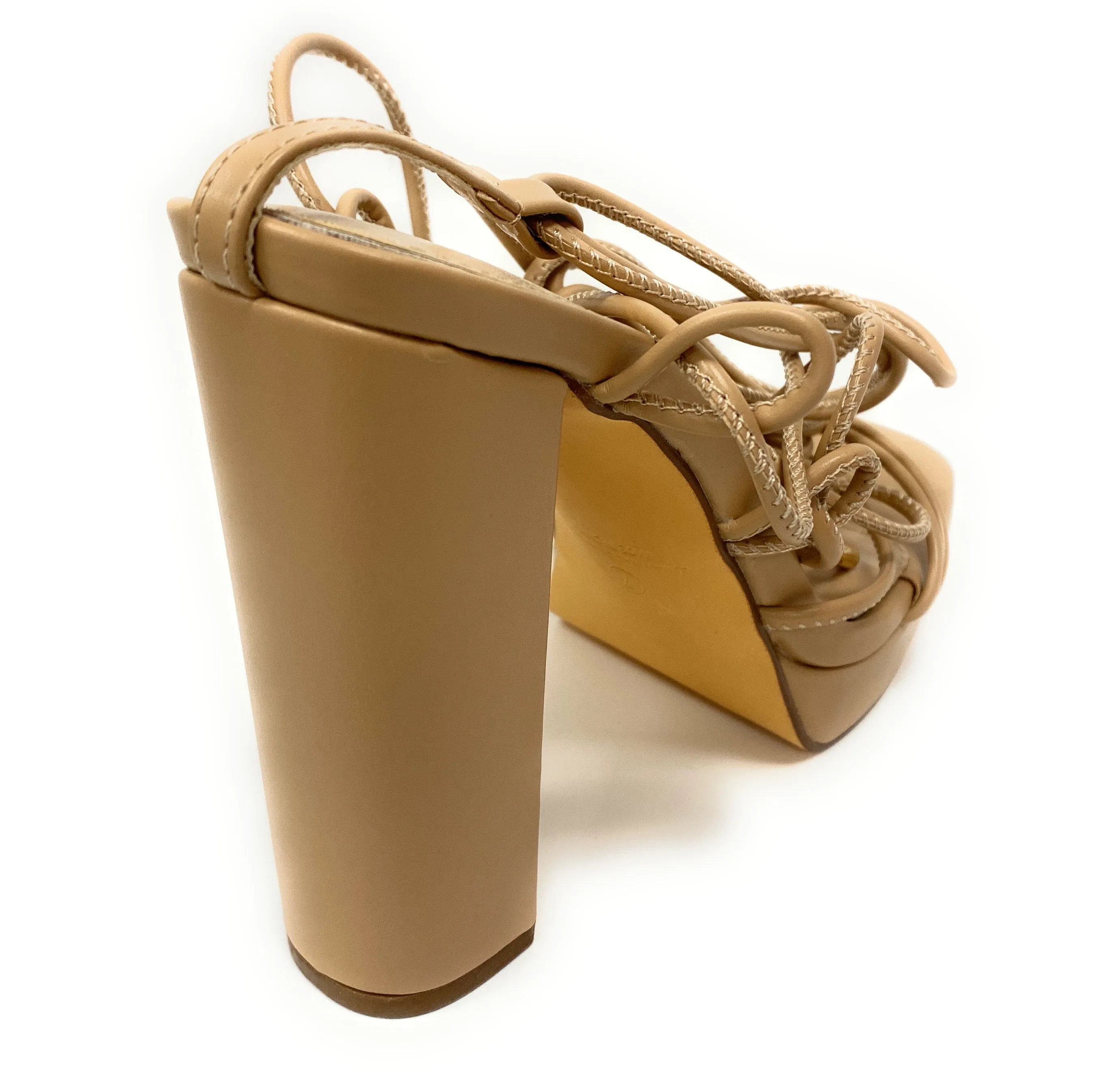 Women high heel tied up sandal ASHLEE-2
