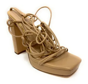 Women high heel tied up sandal ASHLEE-2