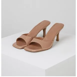 Women’s High Heel Slippers: British Style Stiletto Outer Wear