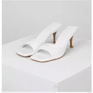 Women’s High Heel Slippers: British Style Stiletto Outer Wear