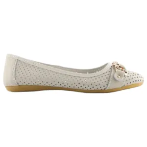 Womens Natural Comfort Rain Ice Ballet Slip On Flats