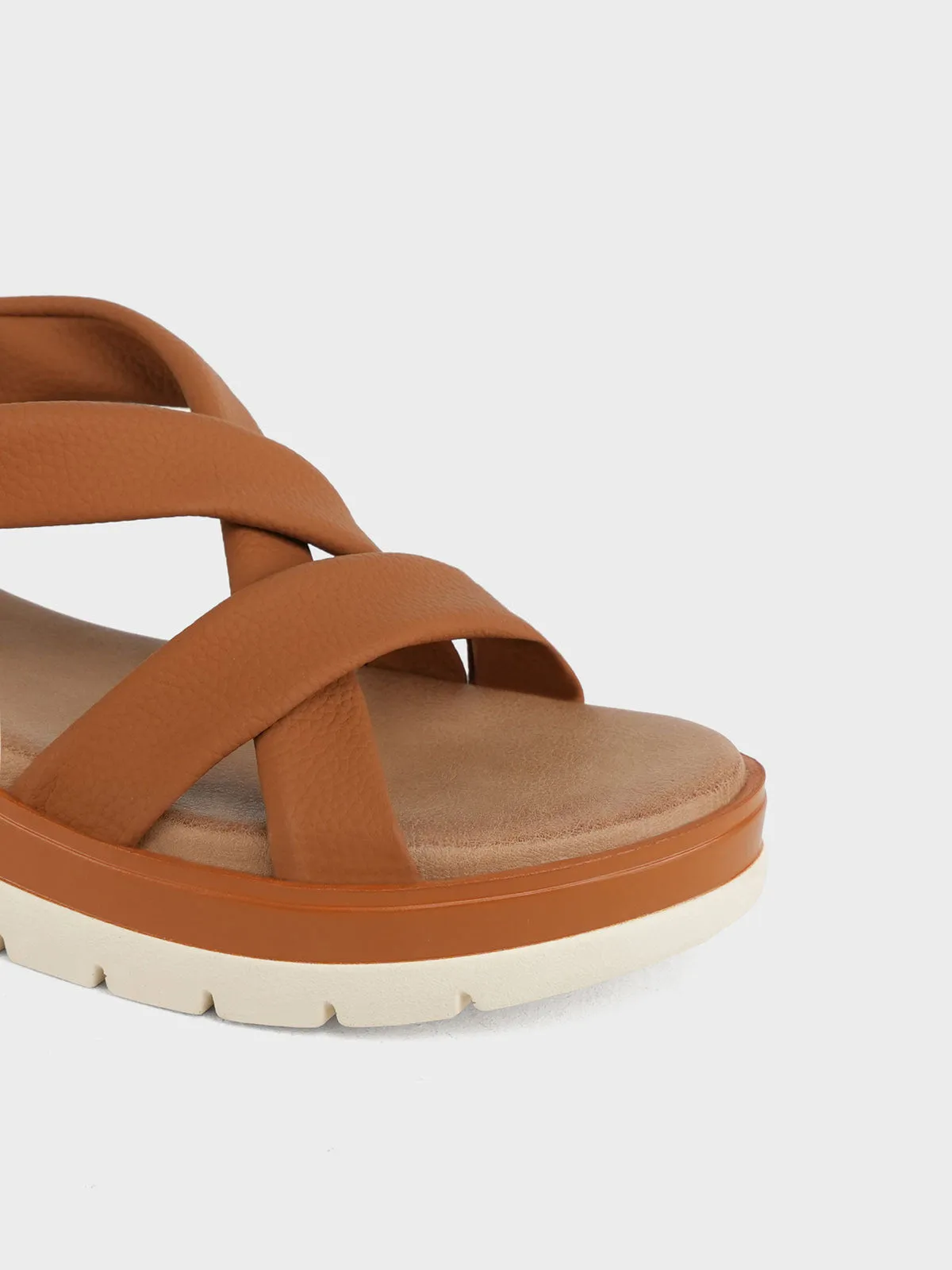 Womens "LUELLA" Casual Cross Over Sandals
