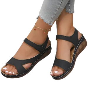 Women’s Wedge Sandals – Casual Low Heel Summer Comfort Shoes