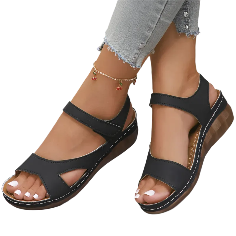Women’s Wedge Sandals – Casual Low Heel Summer Comfort Shoes