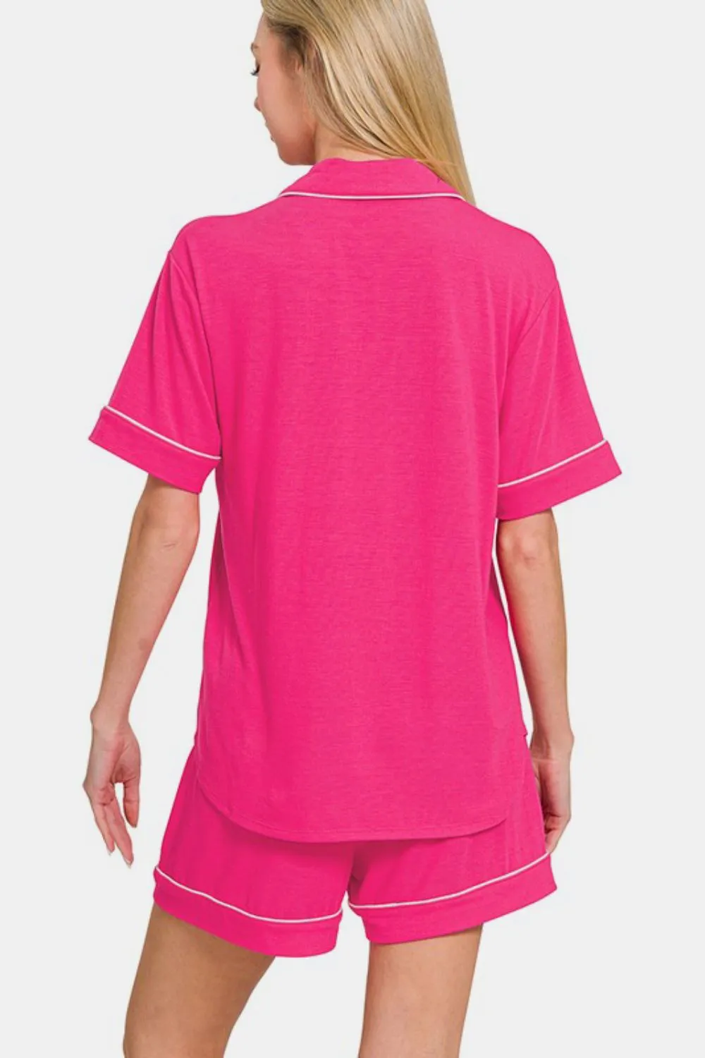 Zena Lounge Set - Hot Pink